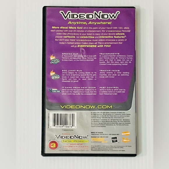 Lot of Video Now Discs - Fairly OddParents,Jimmy Neutron,SpongeBob,Teenage Robot - Picture 4 of 5